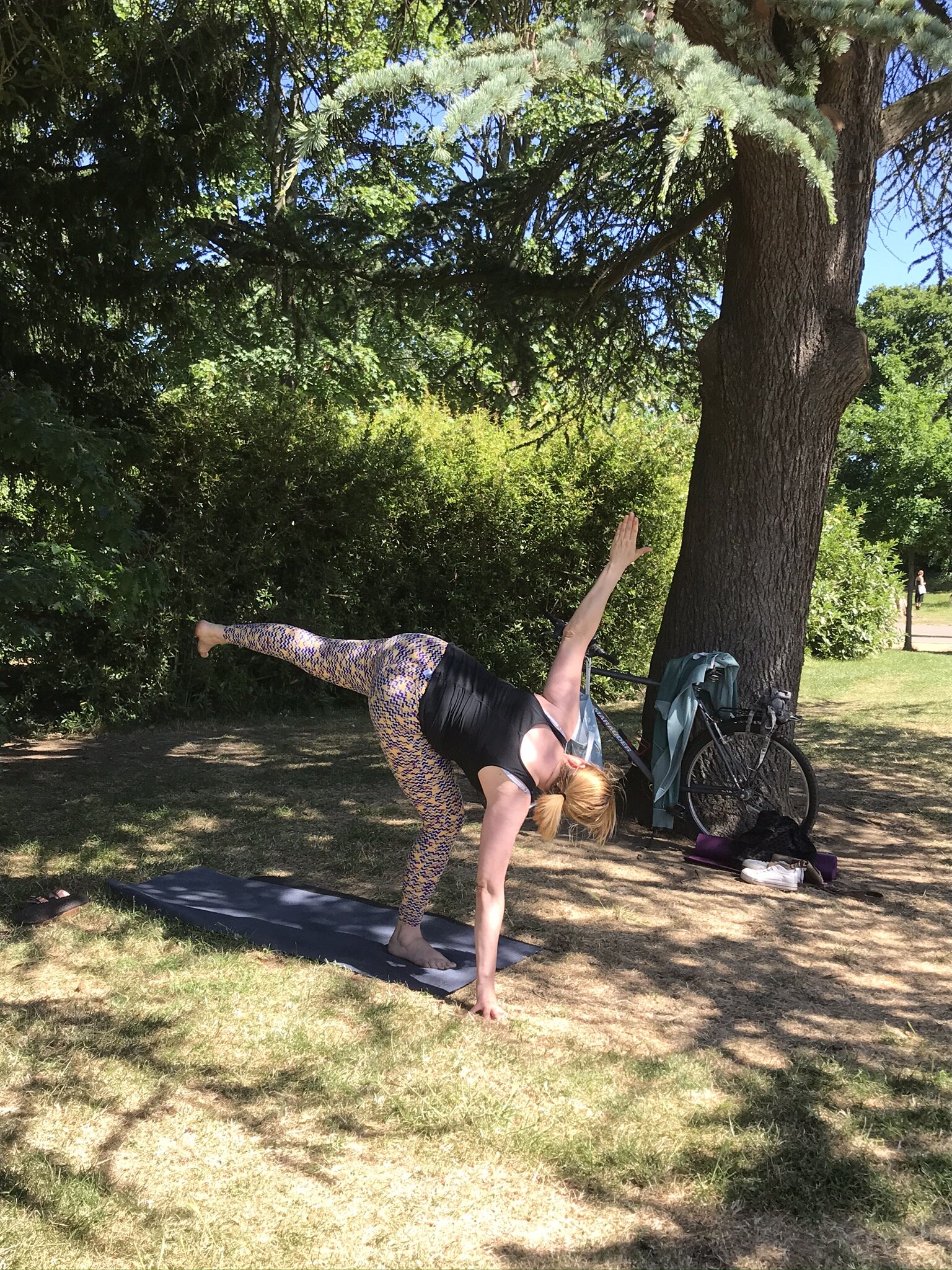 Yoga in Dulwich Park