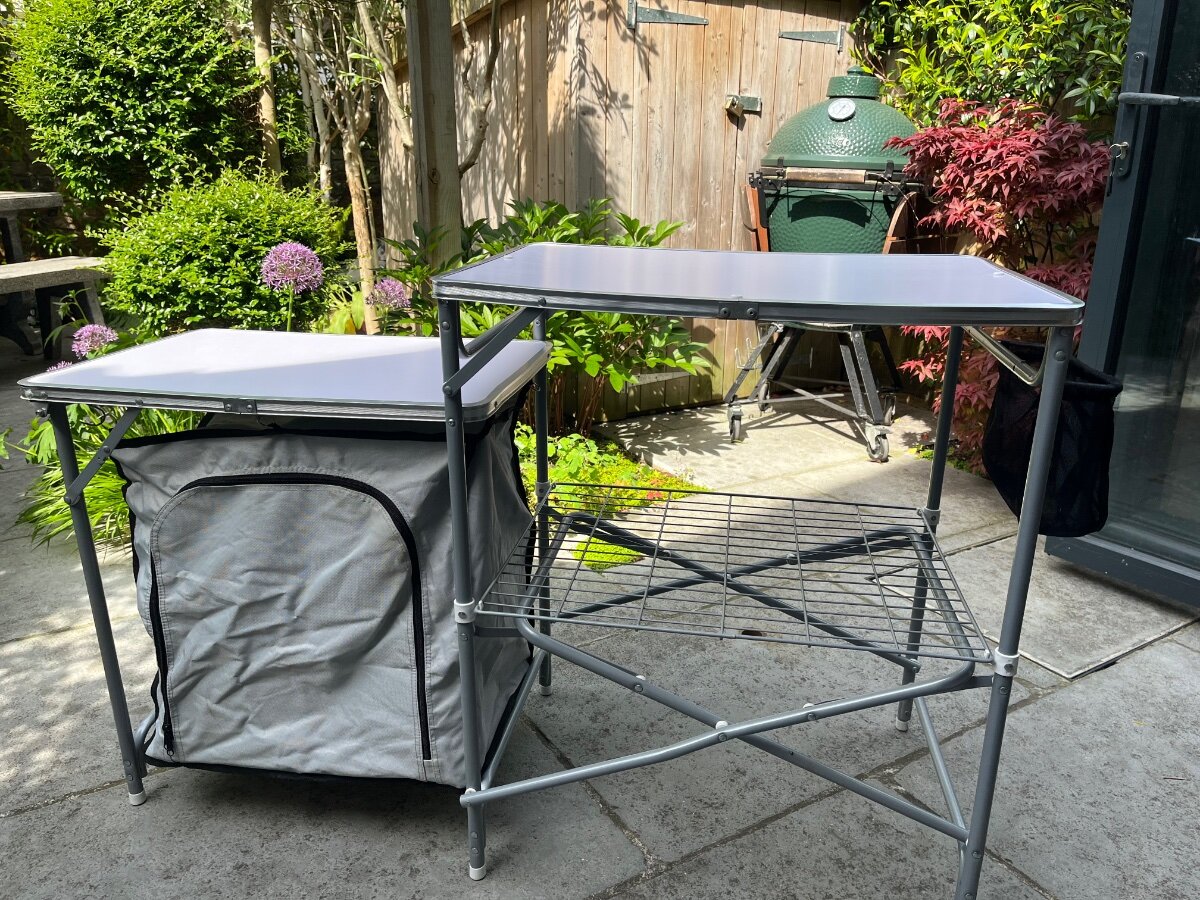 Kampa field kitchen. Camping kitchen storage and table. For Sale