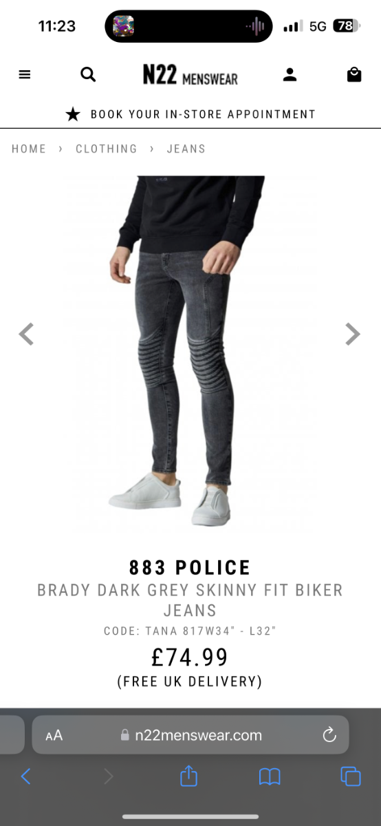 883 police deals clothing sale uk