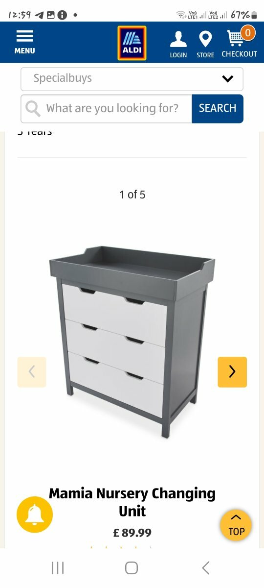 Mamia nursery changing unit For Sale Items Offered East Dulwich Forum