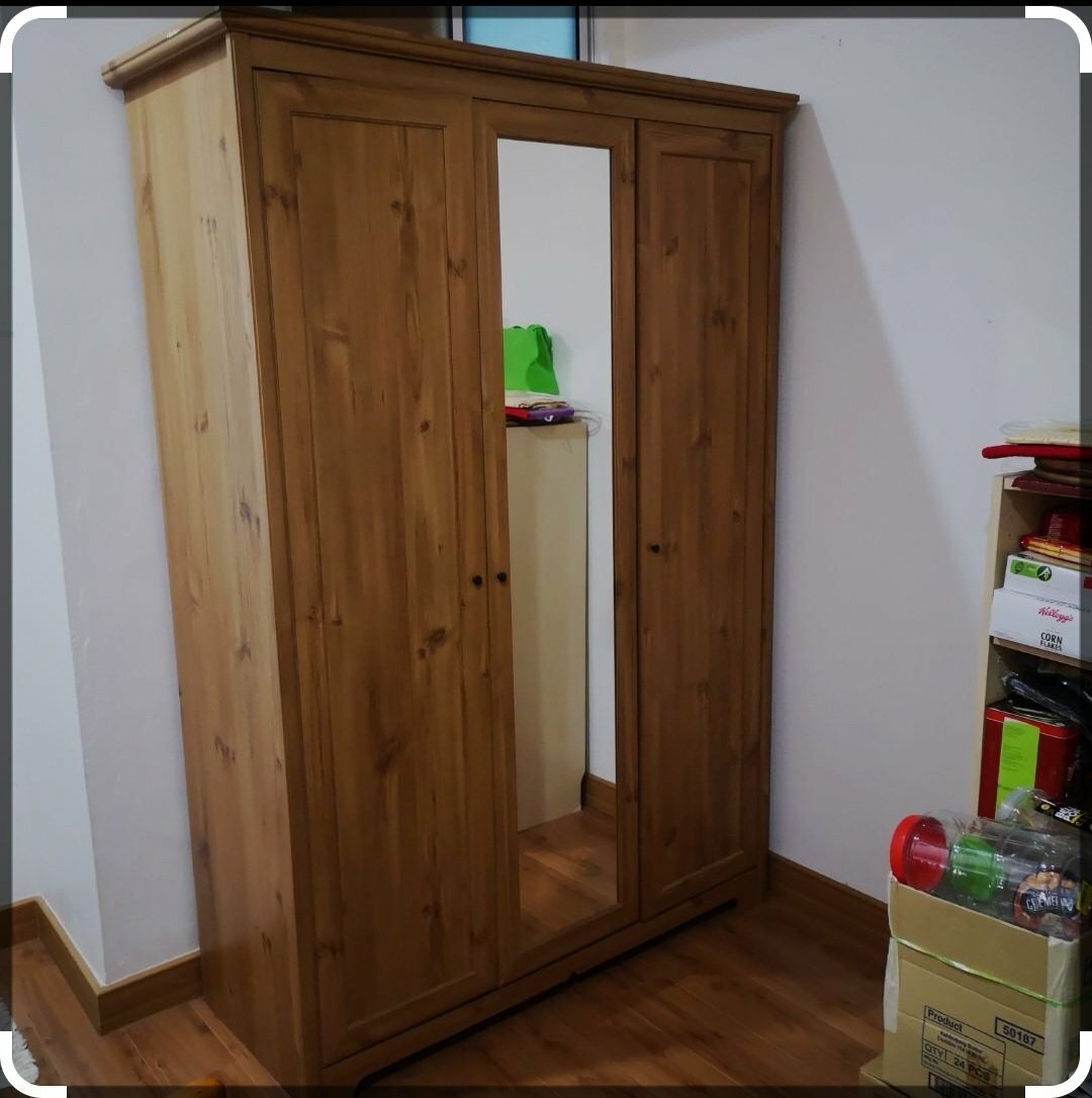 Ikea aspelund wardrobe discount 3 doors