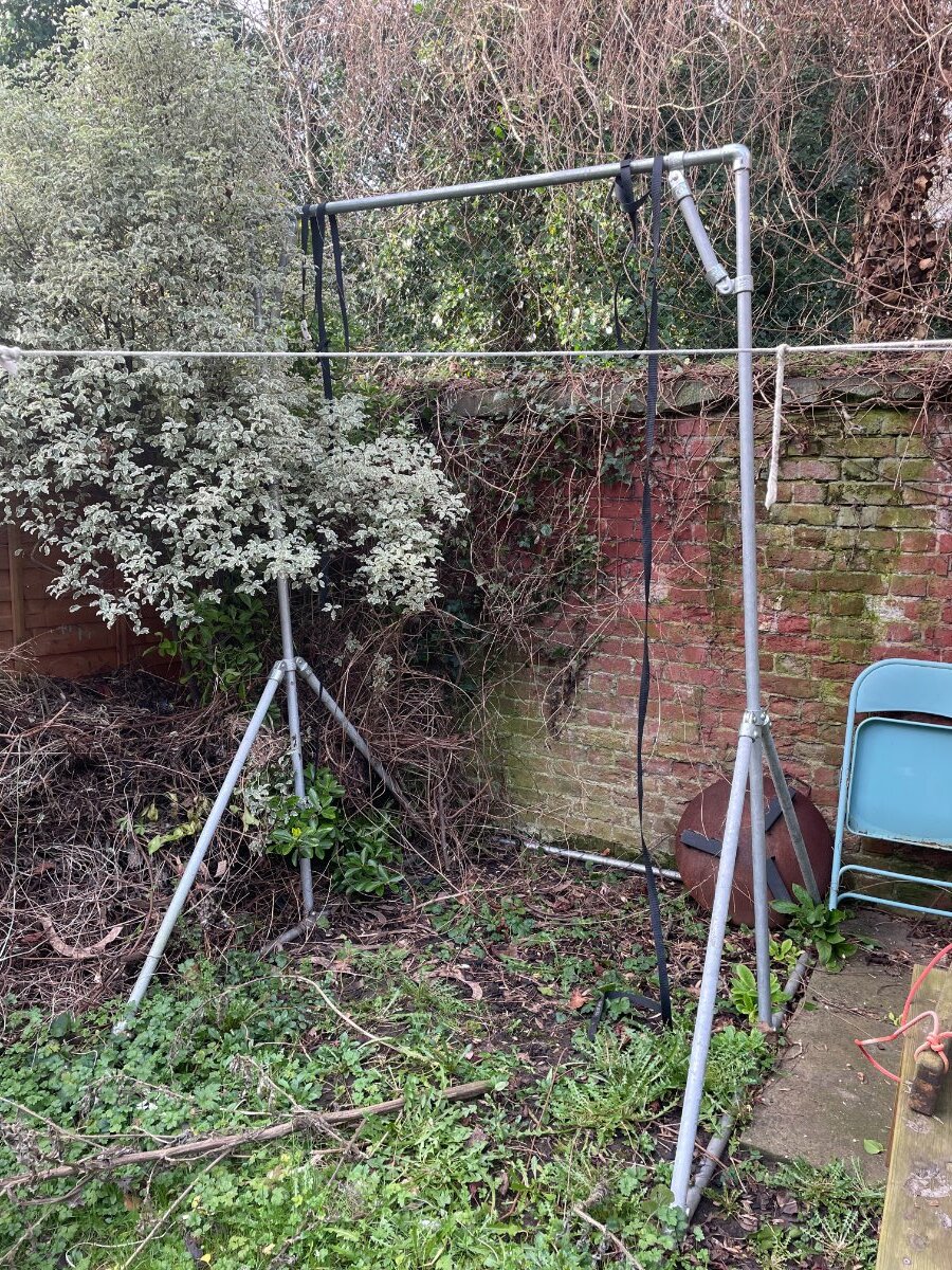 Scaffold pole pull online up bar