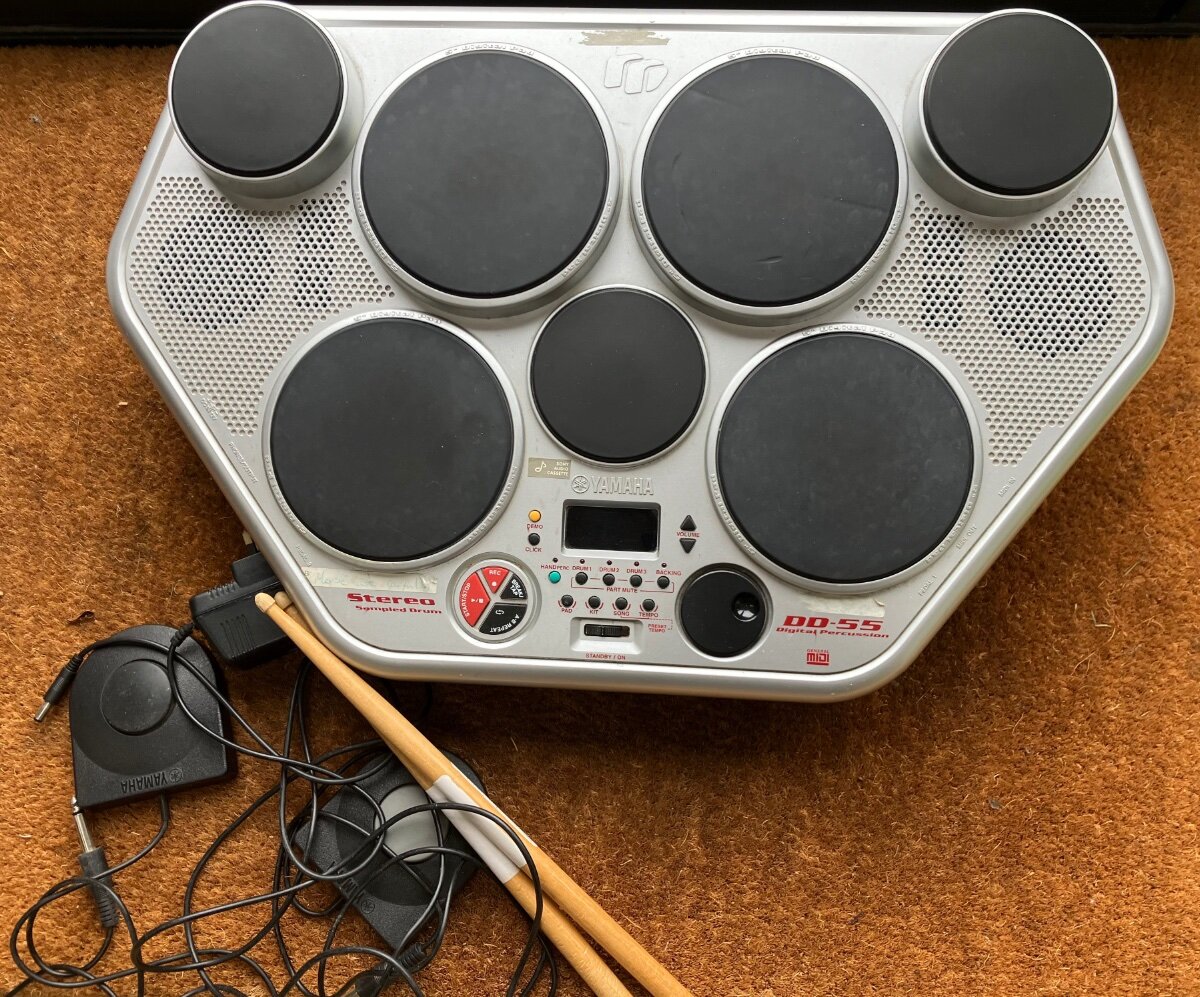 Yamaha electronic DD 55 digital percussion drum kit with accessories For Sale Items Offered East Dulwich Forum