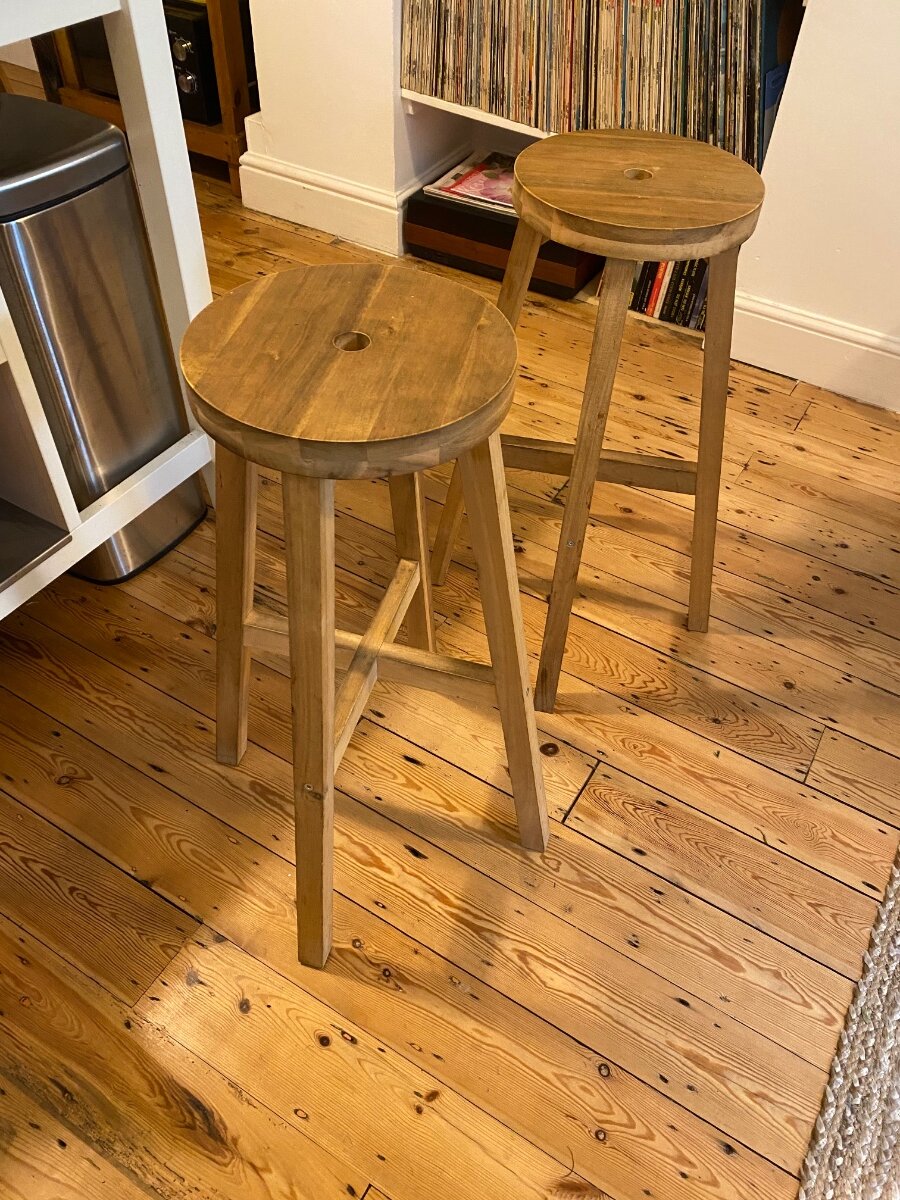 Ikea skogsta bar stool outlet