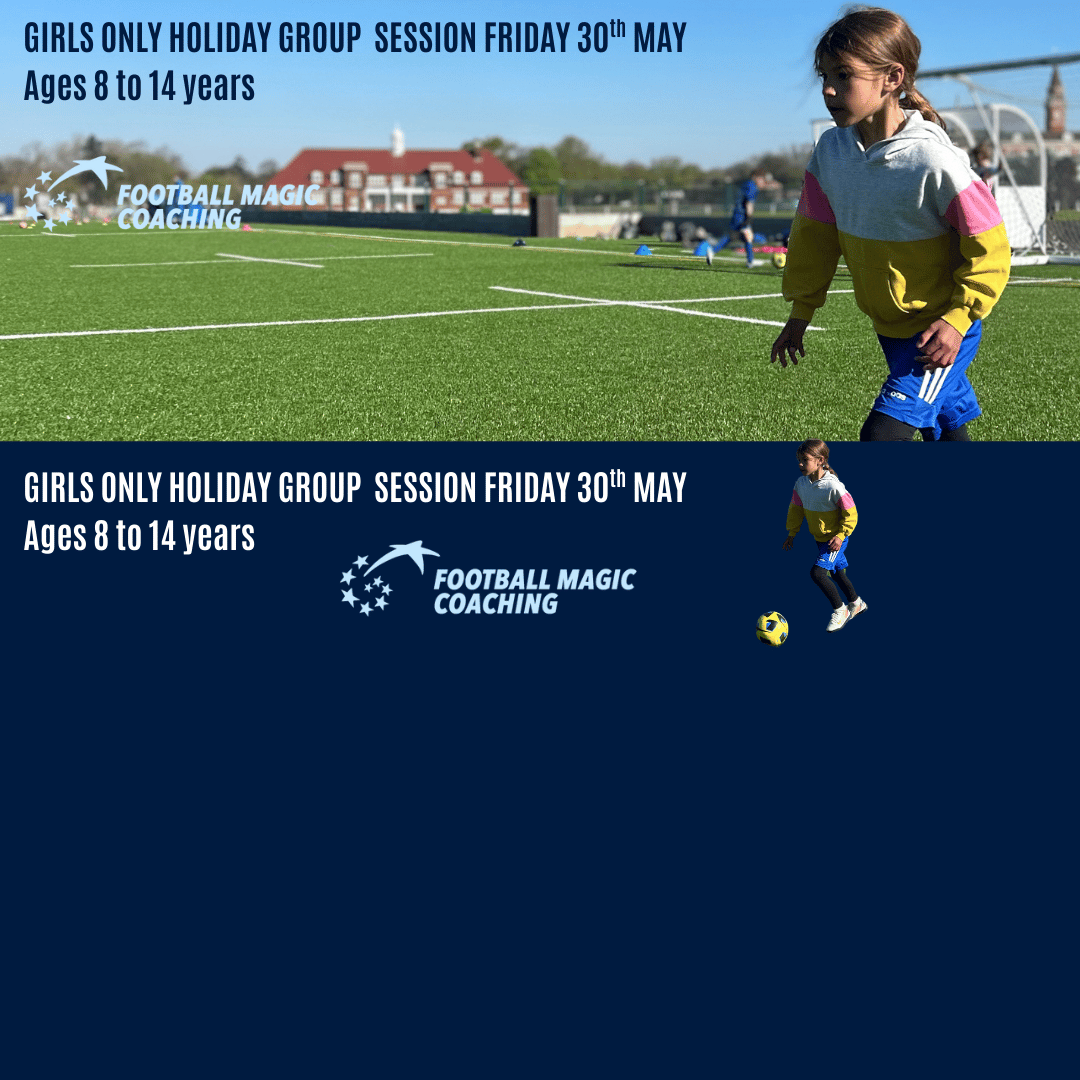 Girls only holiday football camp 8 to 14 years old