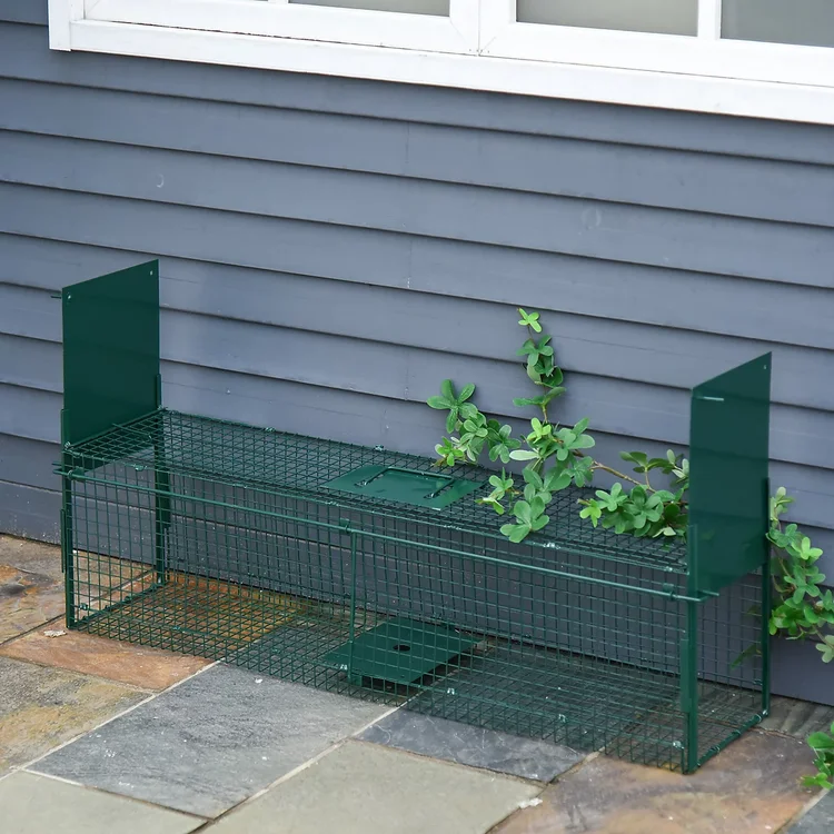 pawhut-two-door-live-cage-trap-for-small-animal-easy-setup-dark-green~5056725358655_01c_MP.webp