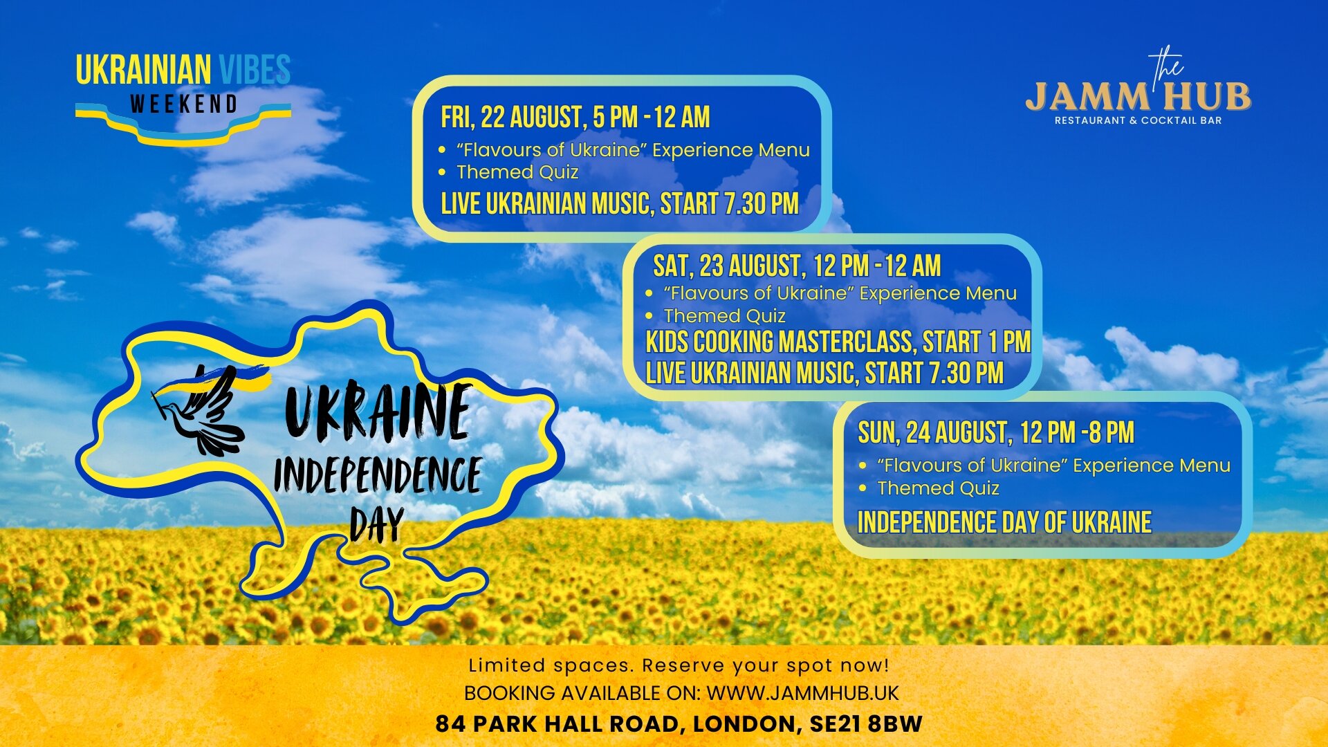 UKRAINIAN VIBES WEEKEND at The JAMM HUB