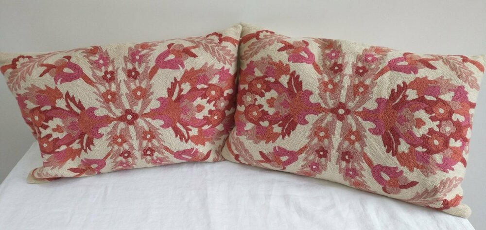 Cushions - woollen chain stitch.jpg