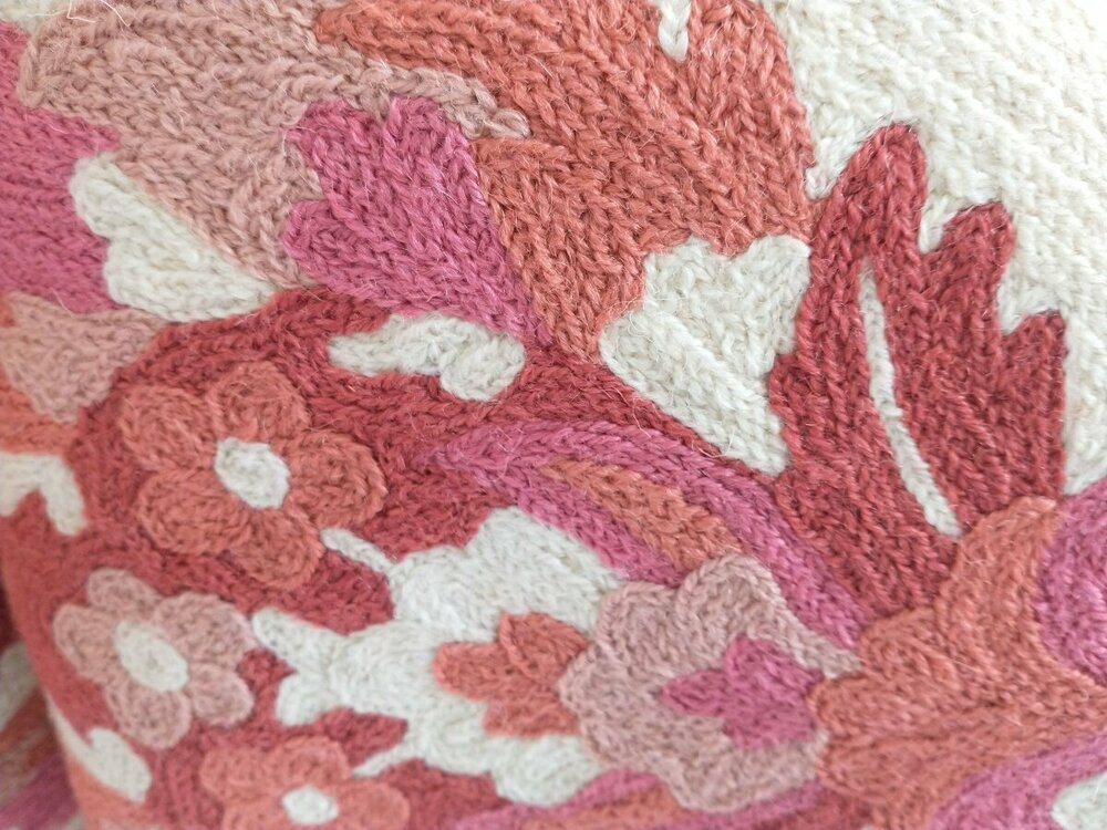 Cushions - woollen chain stitch detail.jpg