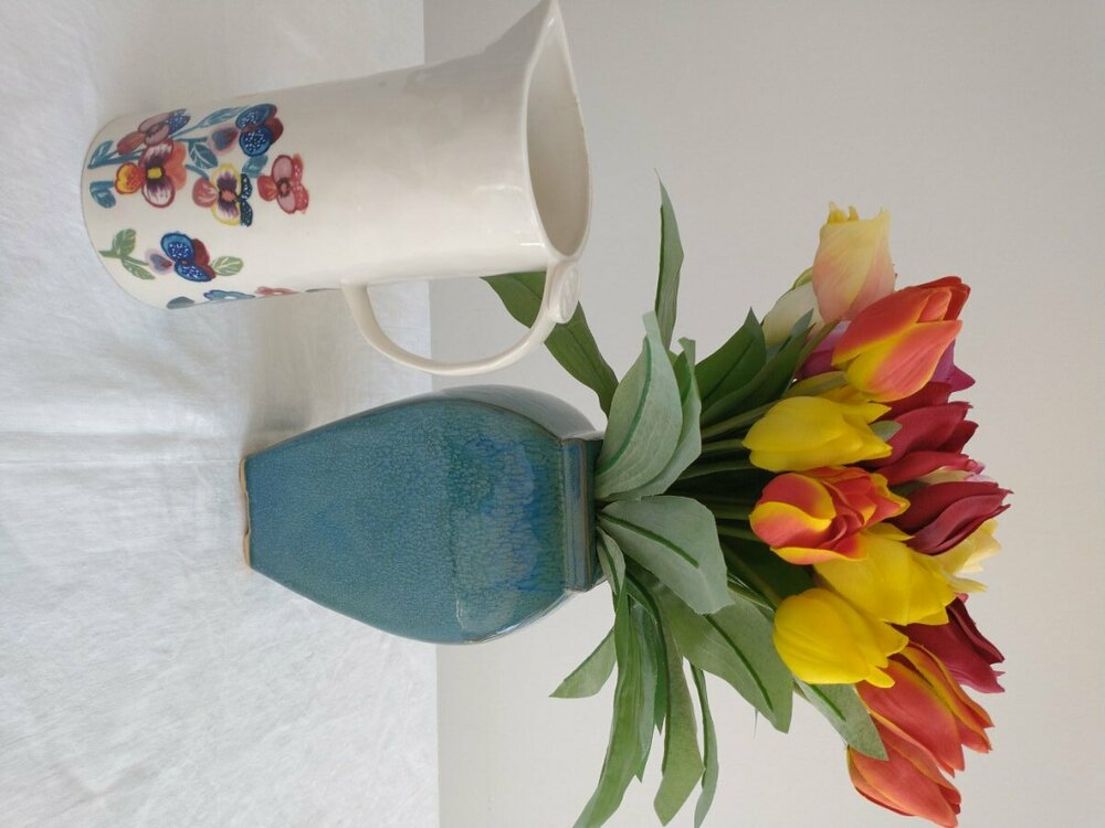 artificial tulips and Anthropologie jug.jpg