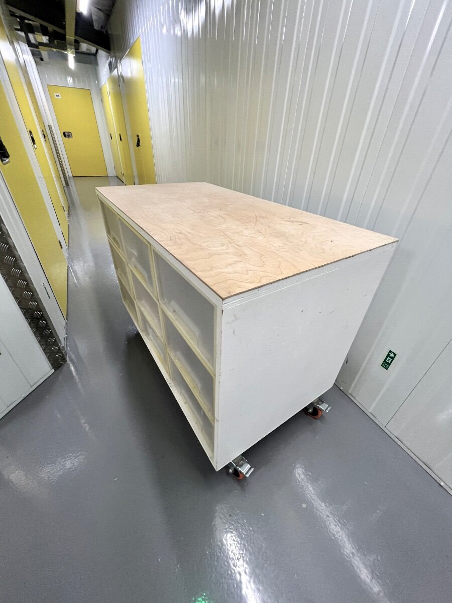 Workshop / Studio Drawer Unit – 9x Muji Drawers – on Wheels - For Sale ...